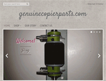 Tablet Screenshot of genuinecopierparts.com